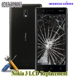 Nokia 3 Android Phone Broken LCD Replacement Repair